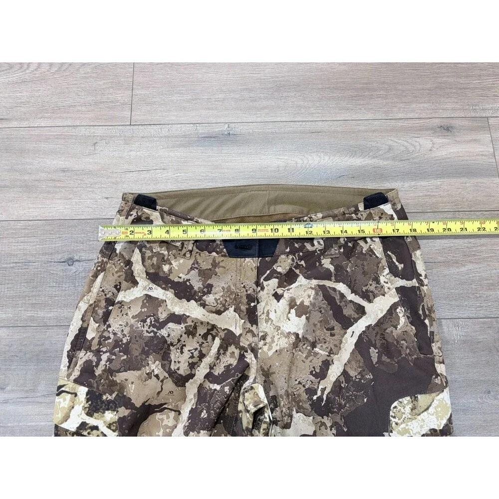 First Lite Catalyst Pants Women's Large Cipher Camo Fleece Lined Stretch